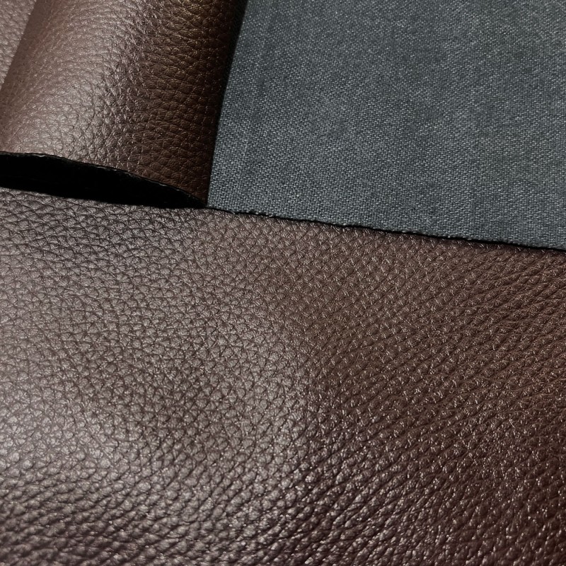 Clearance Leatherette Upholstery Chocolate 2