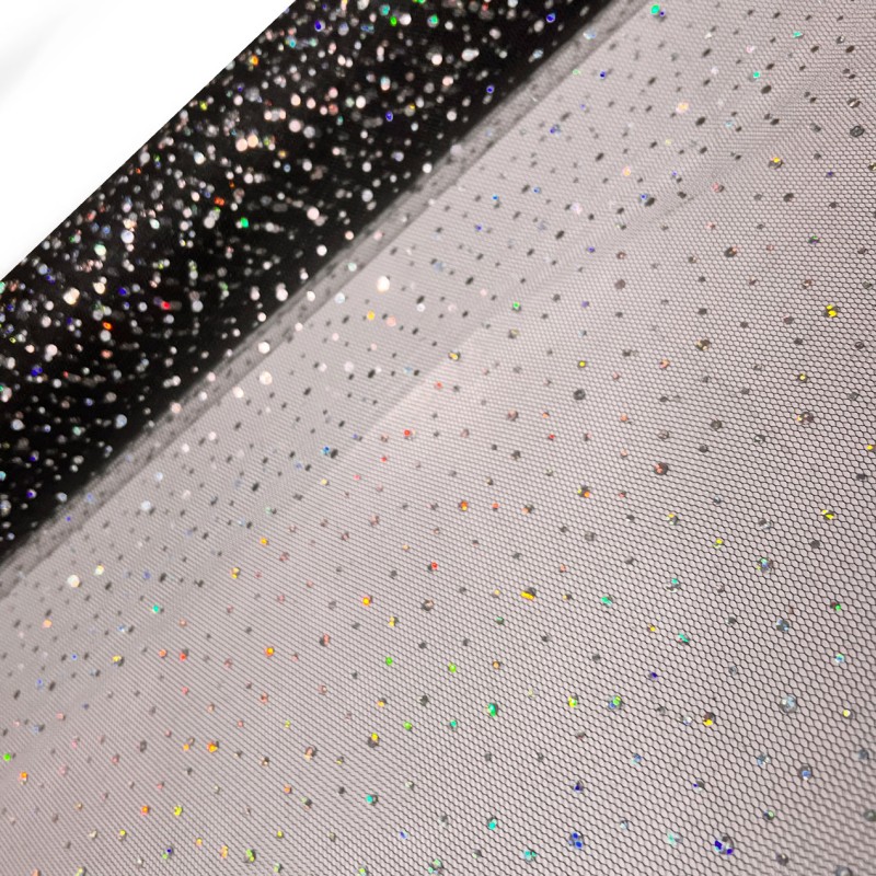 Organza Hologram Sequin Fabric 3