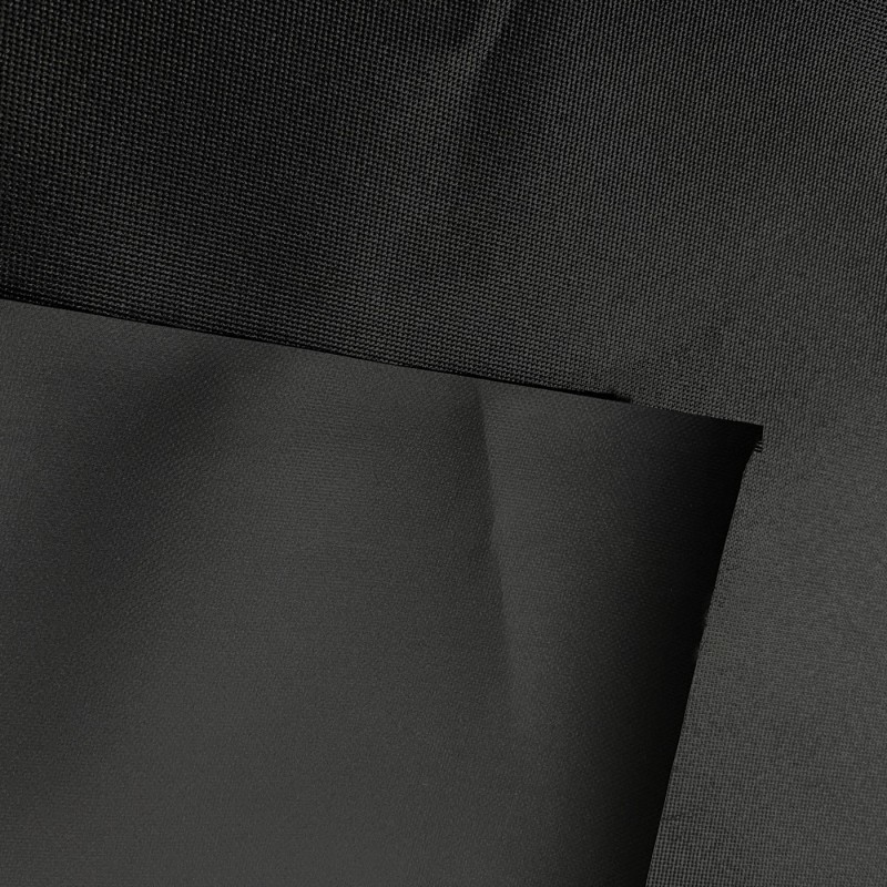 Canvas PVC Heavy Duty Fabric  Black 4