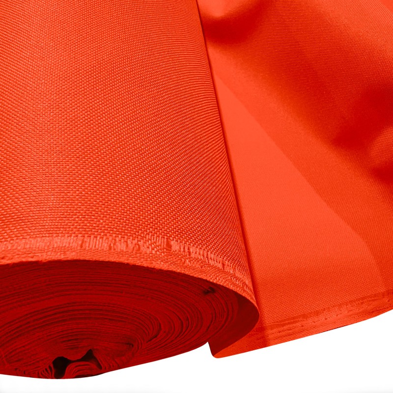 Canvas PVC Heavy Duty Fabric  Flo Orange 2