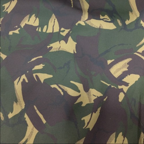 Cotton Canvas Waxed Fabric Camoflage