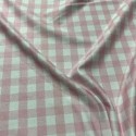 To Clear Gingham Stretch Jersey Fabric