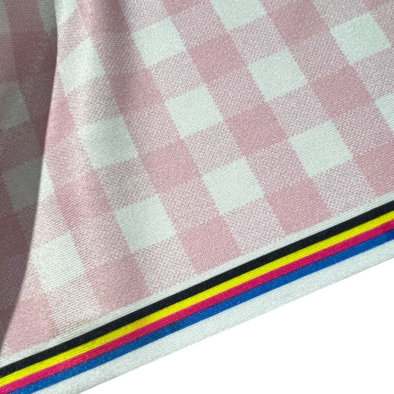 To Clear Gingham Pink Jersey 3