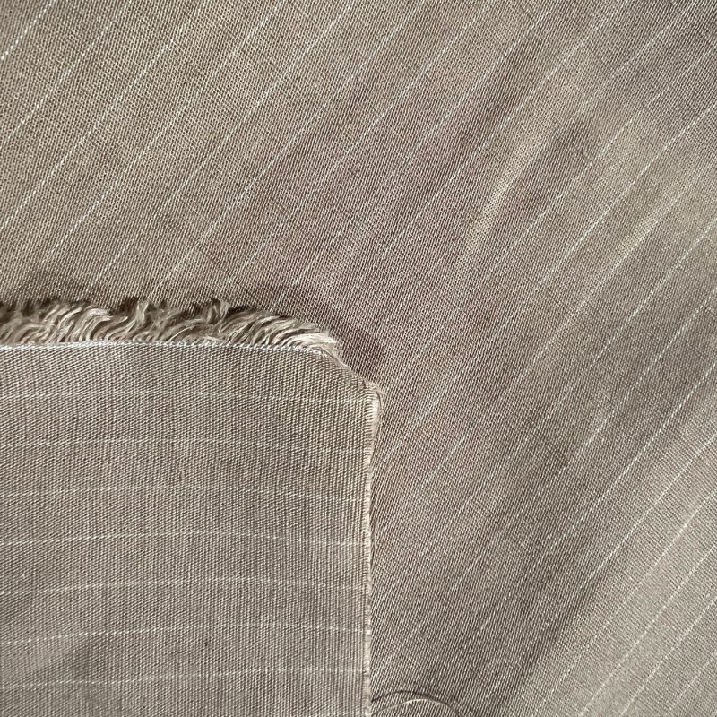 To Clear Camel Pinstripe Lining Fabric 3