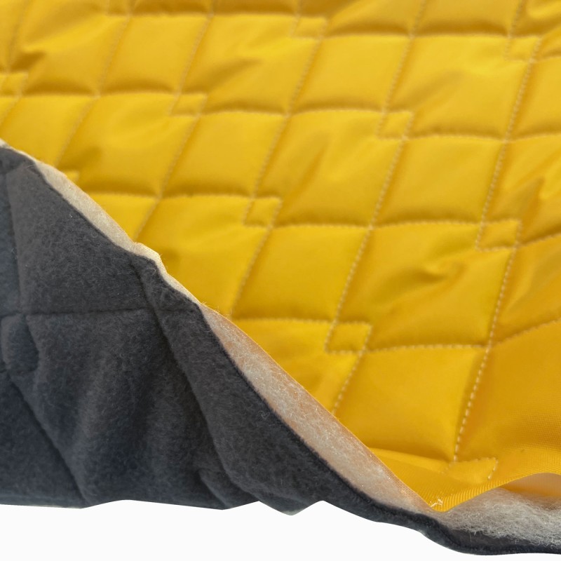 Waterproof Quilted Fleece Mustard 4