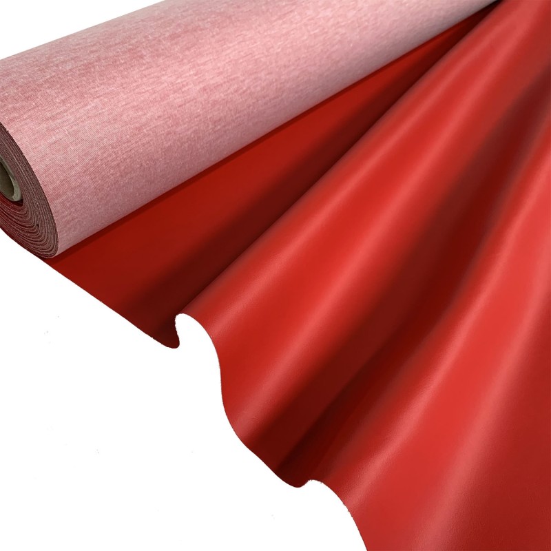 Amigo Leatherette Fire Retardant Red3