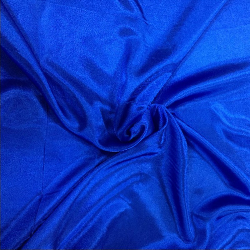 Stretch Satin Fabric Sapphire