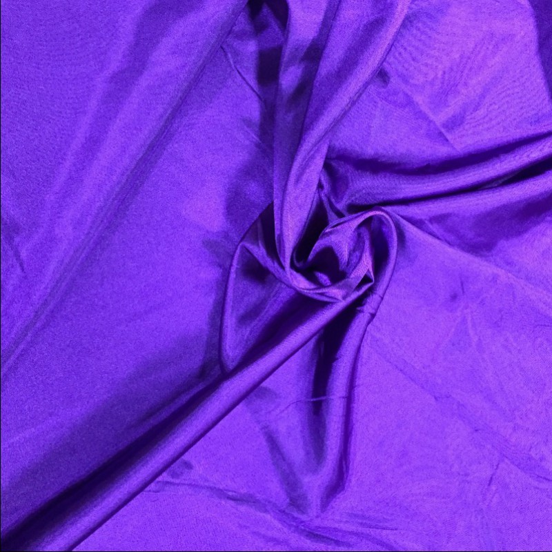 Stretch Satin Fabric Purple