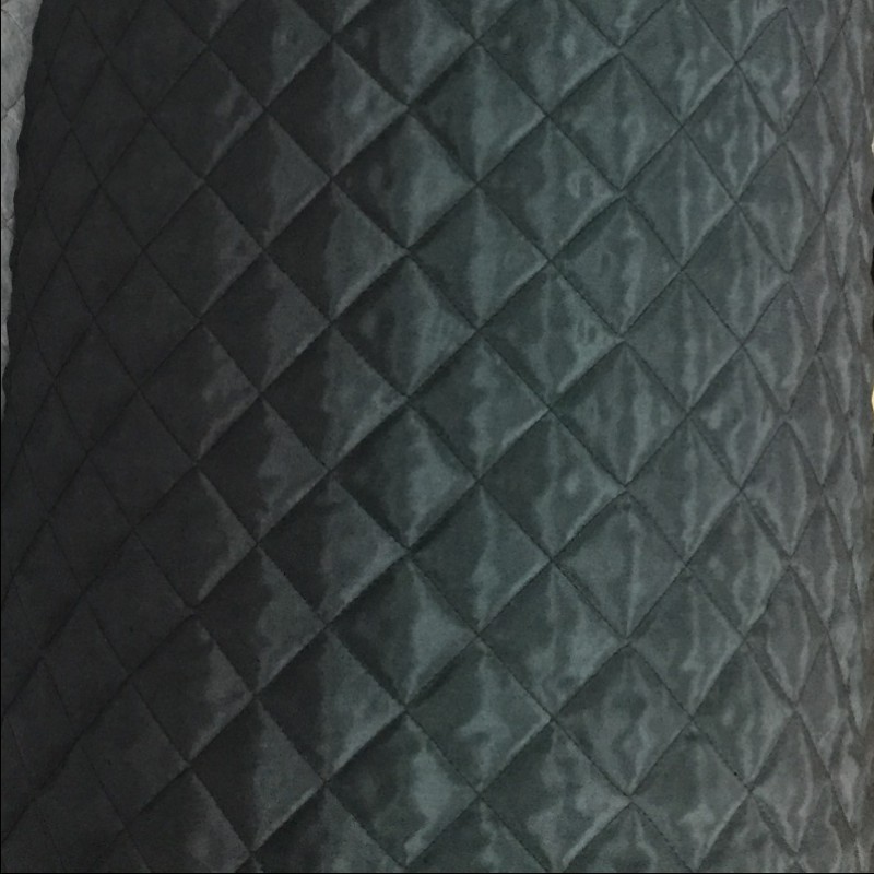 Quilted Fabric Viscose Forest Green