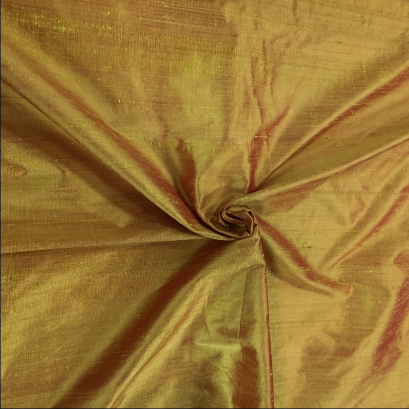 Silk Dupion Fabric Gold 30