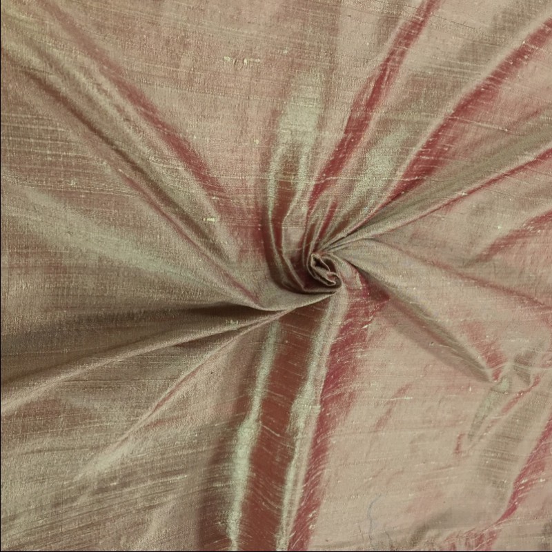 Silk Dupion Fabric Flame 34