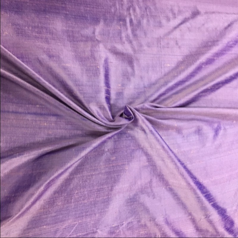 Silk Dupion Fabric Shot Effect Muave 40