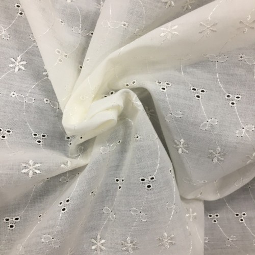 3 Hole Broderie Anglaise Fabric