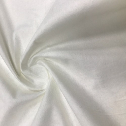 Acrylic Felt Fabric 2mm Fire Retardant white