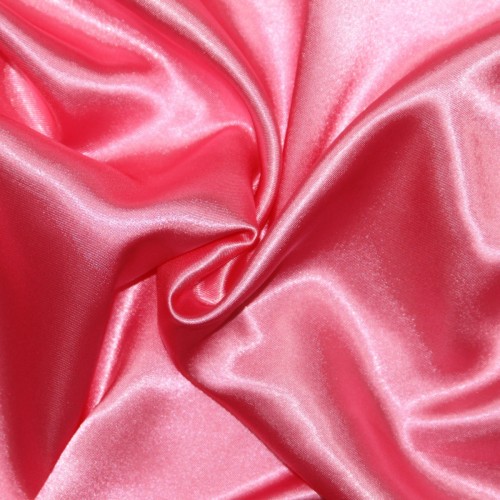 Satin Dress Fabric Baby Pink