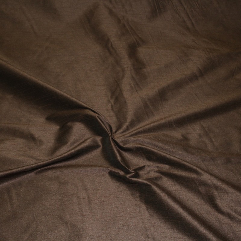 Imitation Silk Fabric Brown