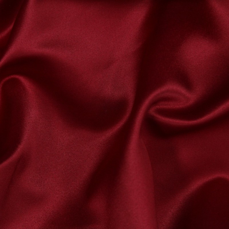 Duchess Satin Fabric Bridal Wine