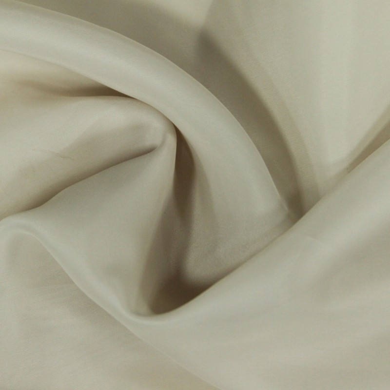 Polyester Lining Fabric Habotai Cream