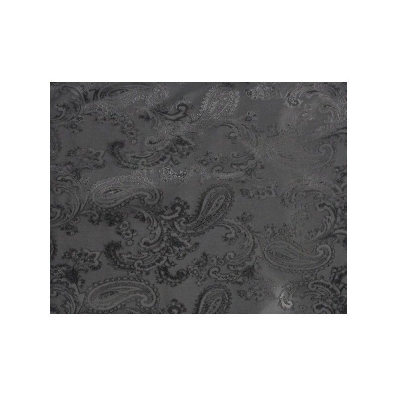 Paisley Jacquard Lining Fabric Grey 15