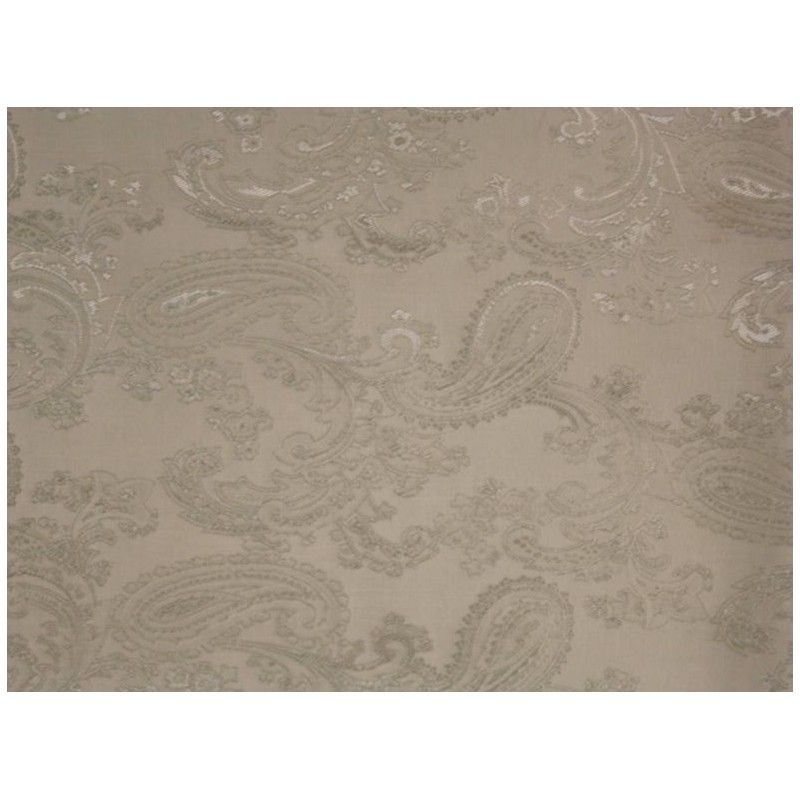 Paisley Jacquard Lining Fabric Ivory 