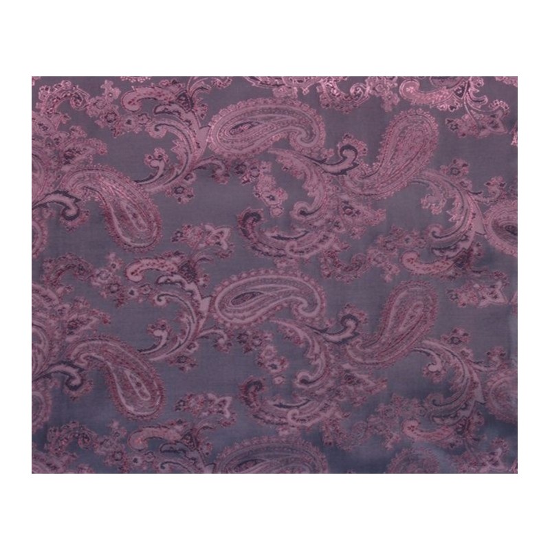 Paisley Jacquard Lining Fabric Red Purple 11