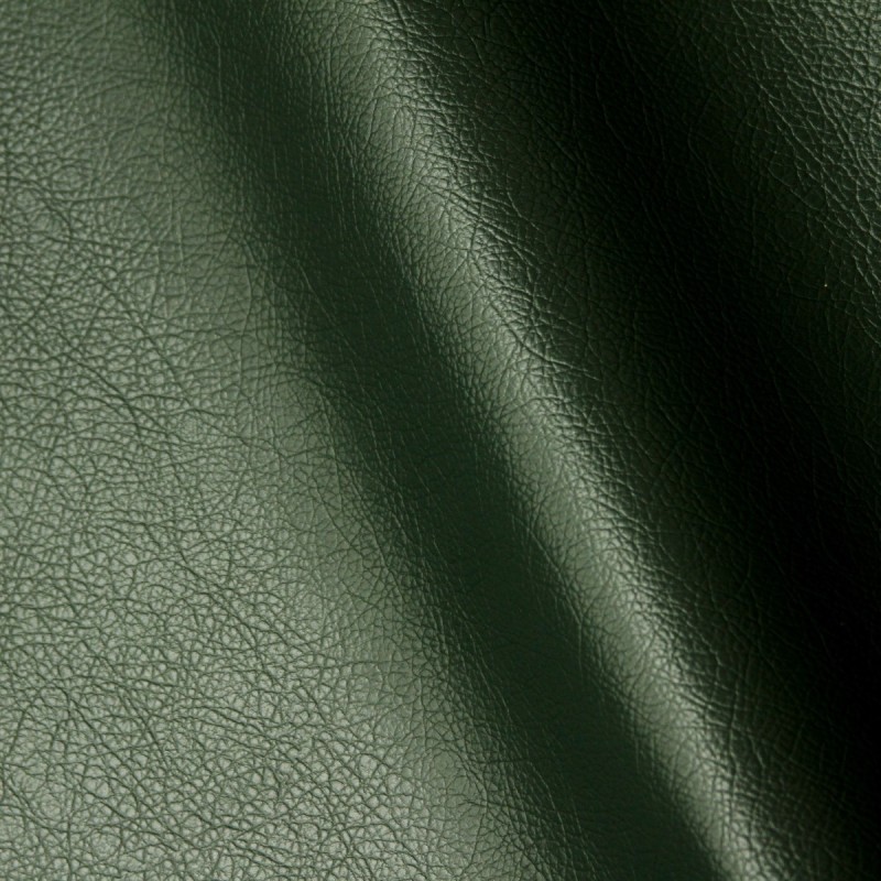 London Leatherette Fabric Textured Green