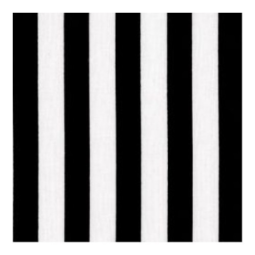 Polycotton print – Stripes Black