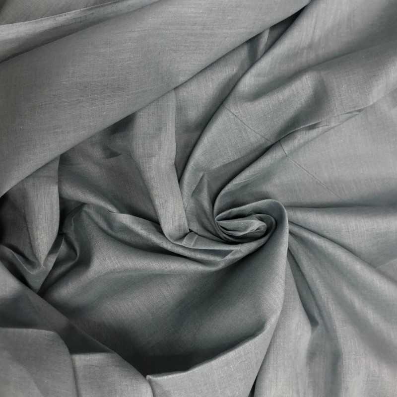 100% Cotton Voile Fabric Grey 150A