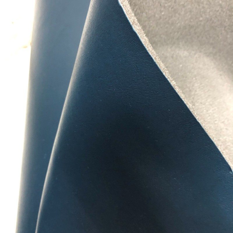 4MM Foam Backed Leatherette Fabric Navy