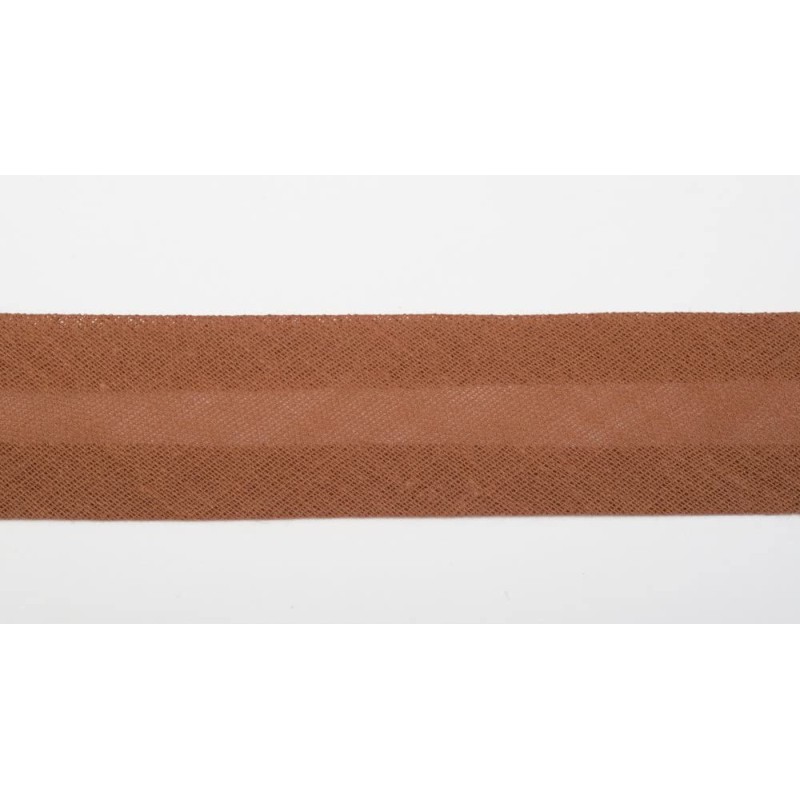 Cotton Bias Binding Tape 19 mm wide Brown