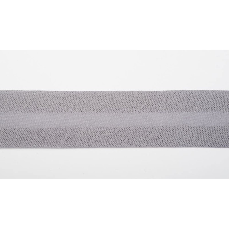 Cotton Bias Binding Tape 19 mm wide Gray