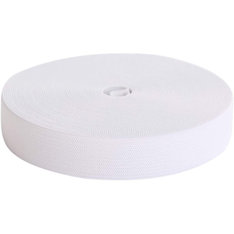 Woven Elastic 19mm white