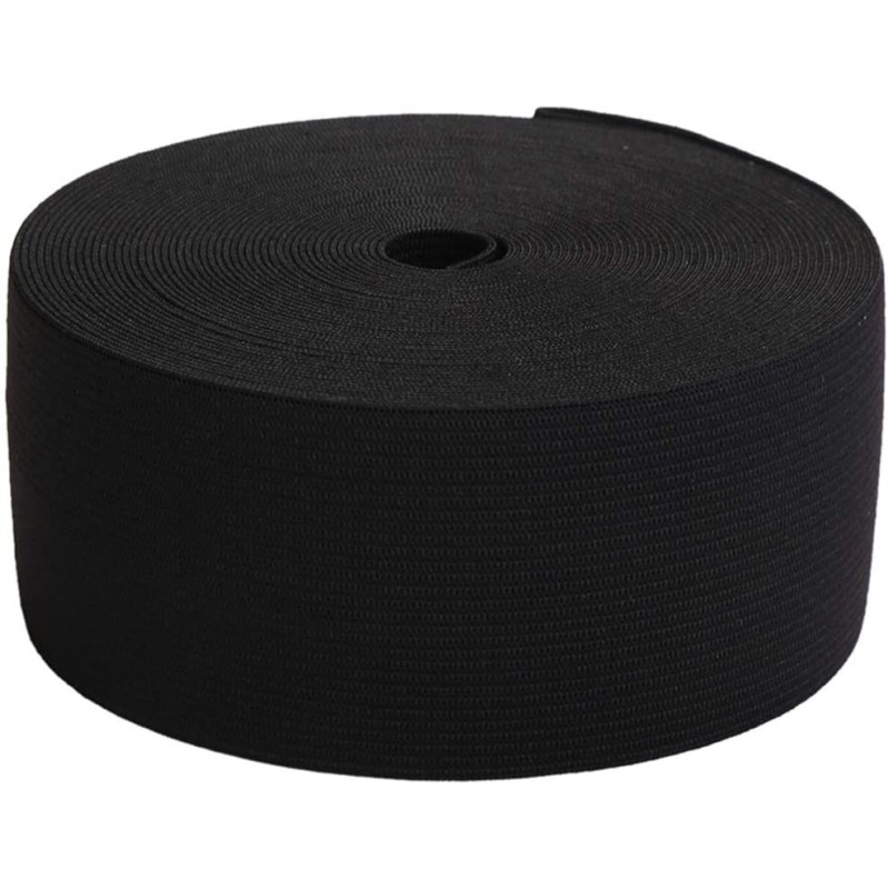 Woven Elastic 50mm Black