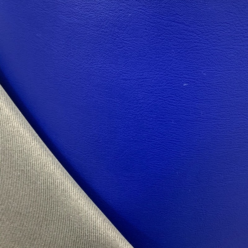 4MM Foam Backed Leatherette Fabric Royal Blue