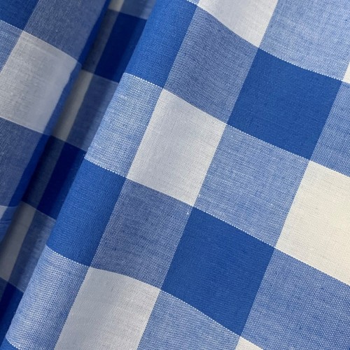 Gingham Fabric 1 inch Check