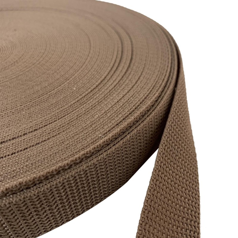 Polypropylene Webbing Straps Brown