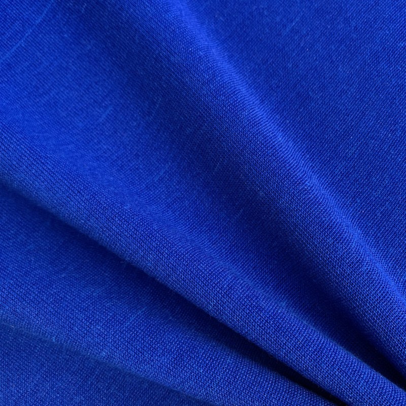 RIBBING FABRIC 55CM Tubular Stretch Knit Trimming Cuffs Garments Chunky Thick Royal