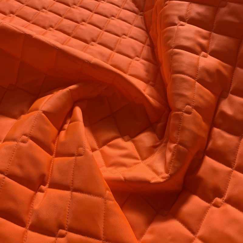 4oz Quilted Water Resistant overlap design Flo Orange