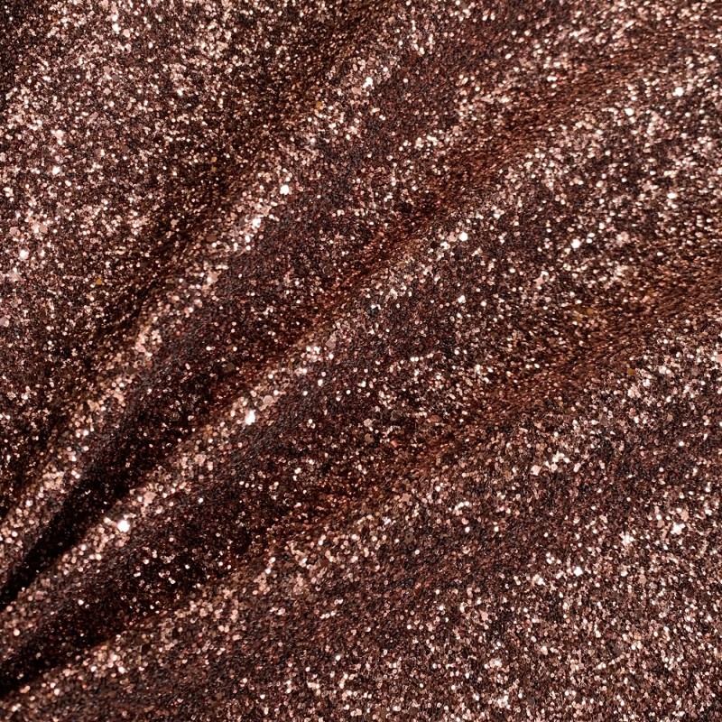 Glitter Fabric Rose Gold