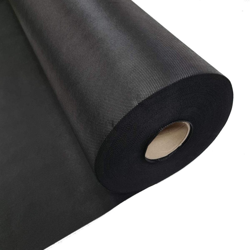 Fire Retardant Spunbond Fabric Black Roll