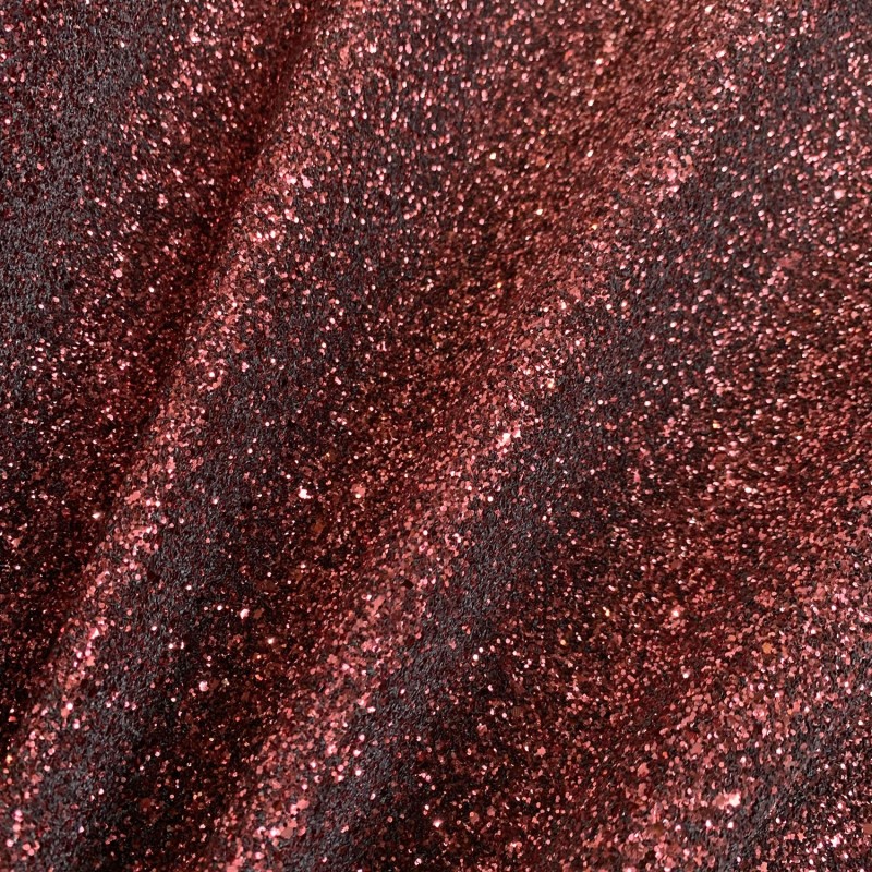 Glitter Fabric Jazz Large Flakes Wine