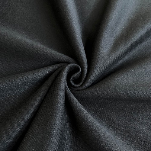 Hoodie Fleece Fabric Black