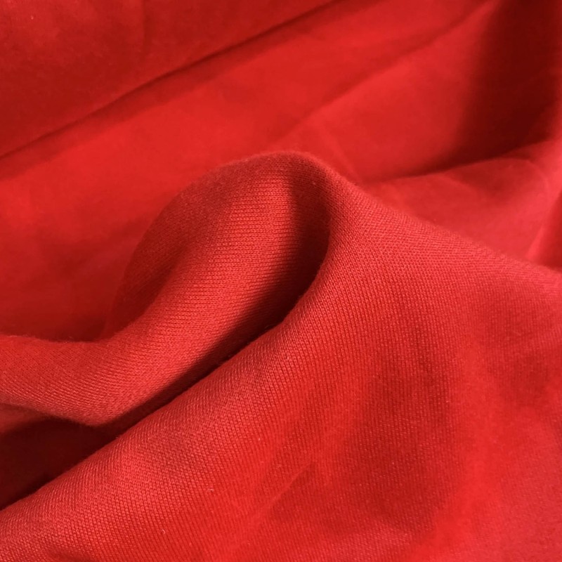 Hoodie Fleece Fabric Red