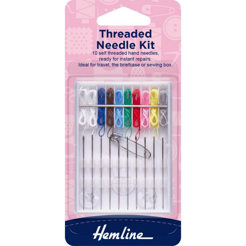 Threaded Needle Kit 10 Threaded Needles