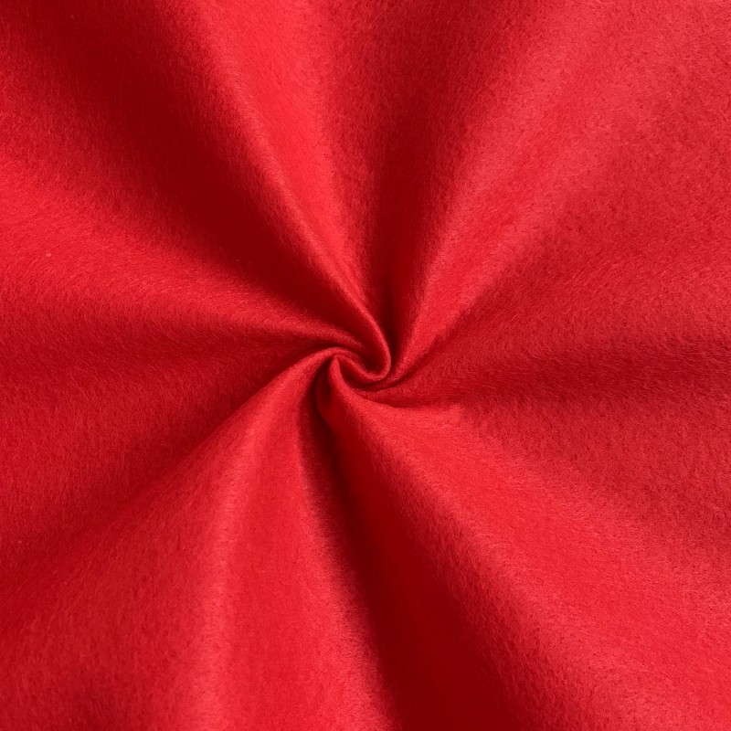 Wide Width Acrylic Felt Fabric Red