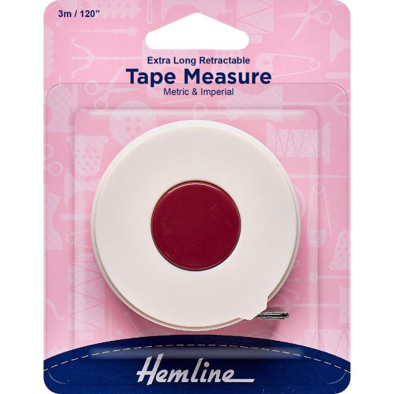 Extra Long Retractable Tape Measure Metric and Imperial 300cm