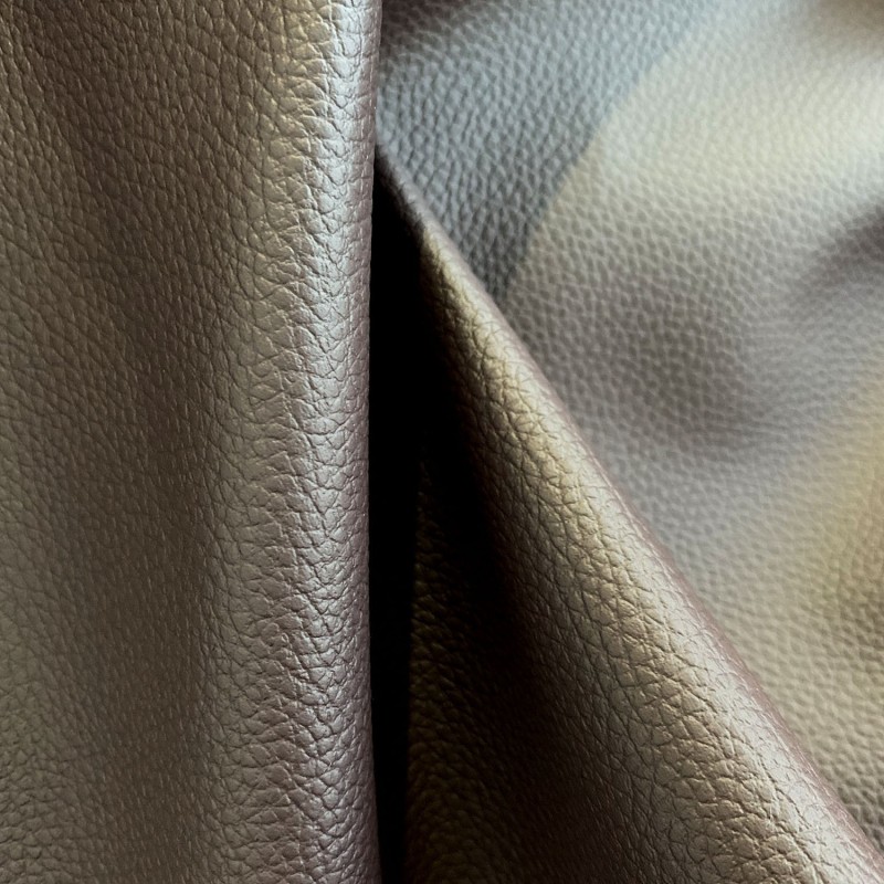 London Leatherette Fabric Textured Brown