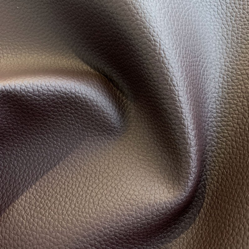 London Leatherette Fabric Textured Brown