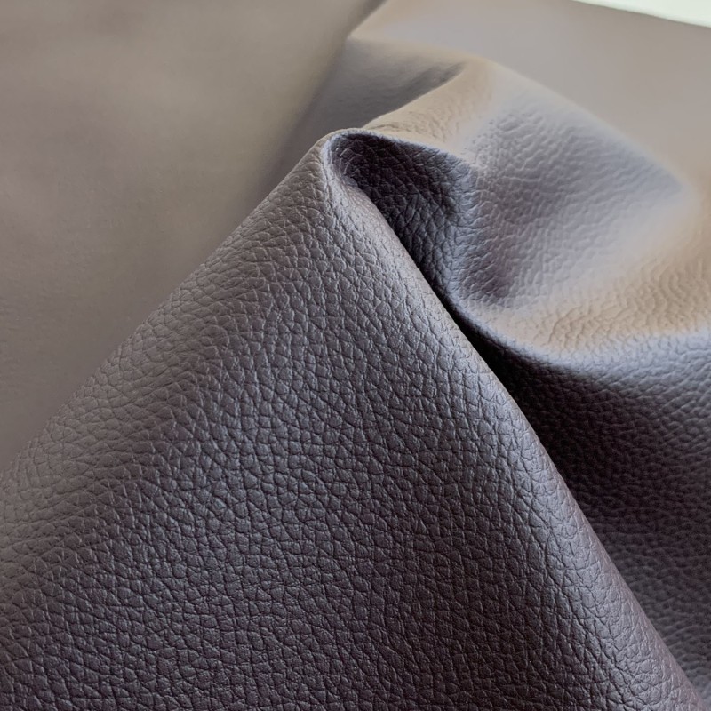 London Leatherette Fabric Textured Brown