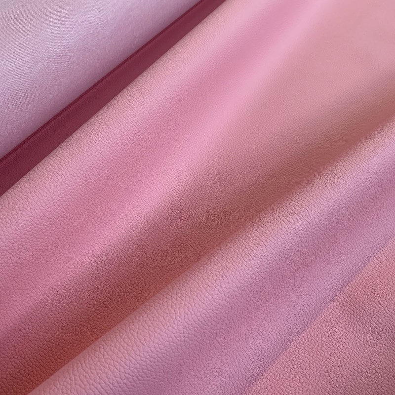 London Leatherette Fabric Textured Pink